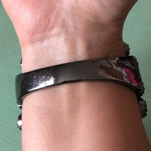 Peacock Rhinestone Bracelet - Picture 2 of 2